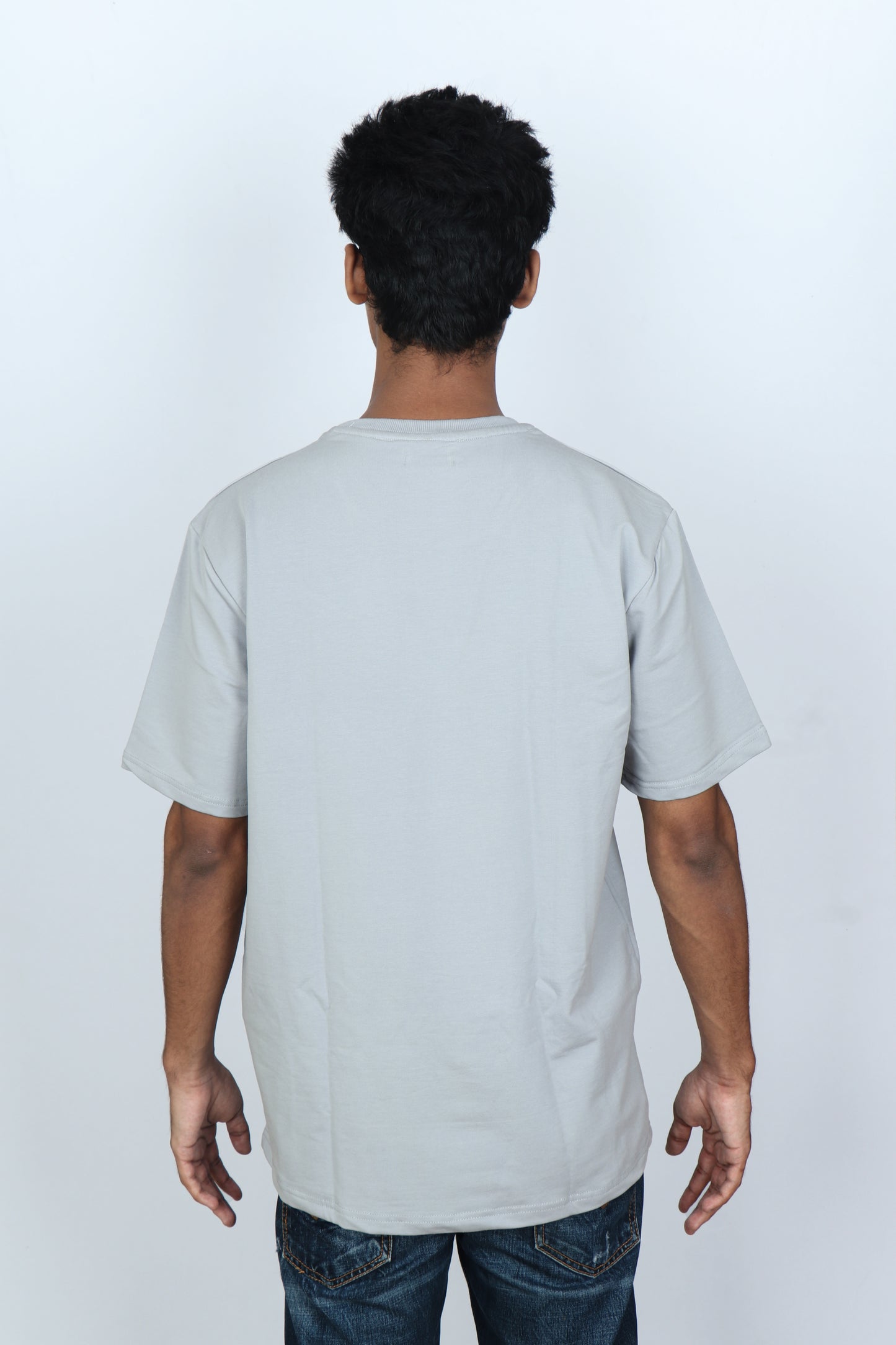 LIGHT GREY RELAXED FIT TSHIRT